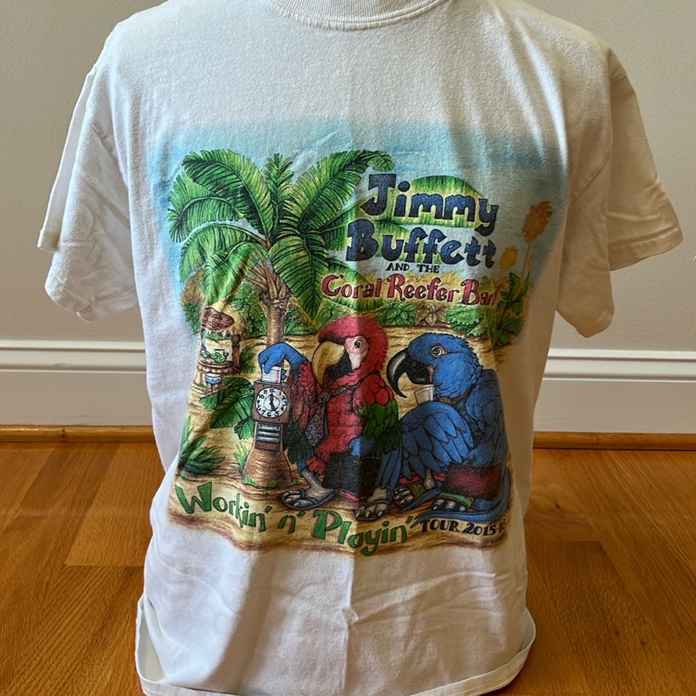 Jimmy Buffett 2015-16 Tour Size S Small Workin’n’Playinn Tour